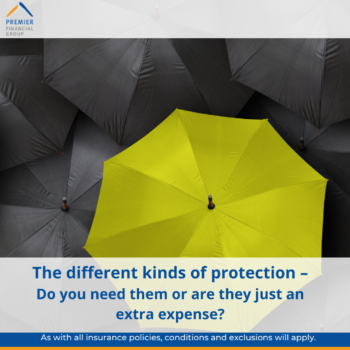 Different kinds of insurance protection - Premier Financial Group