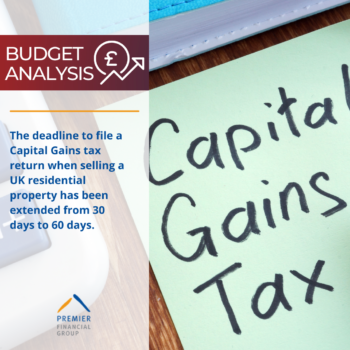 Capital Gains Tax Deadlines Extended - Premier Financial Group